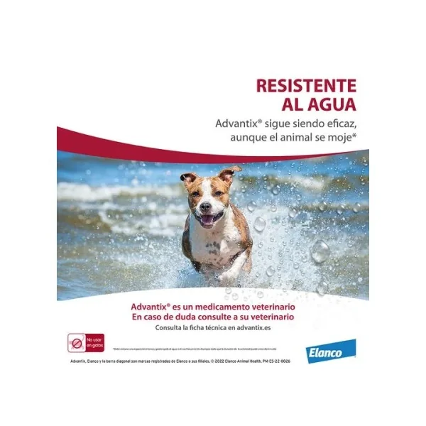 ADVANTIX SOLUCION SPOT-ON PARA PERROS DE MAS DE 4 HASTA 10 kg