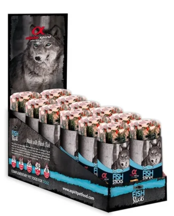 Alpha Ristra de barritas de Pescado perro 16 uds (caja x12) al mejor precio | Comprar en La Tienda del Pienso
