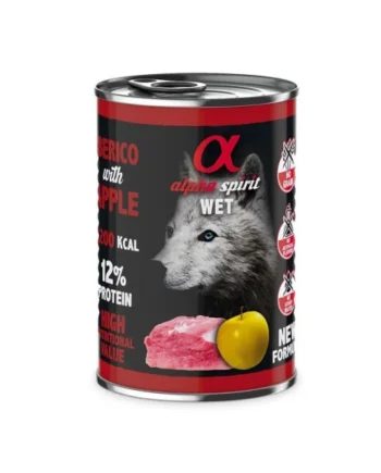 Alpha Spirit Dog Lata Cerdo y Manzana 400gr