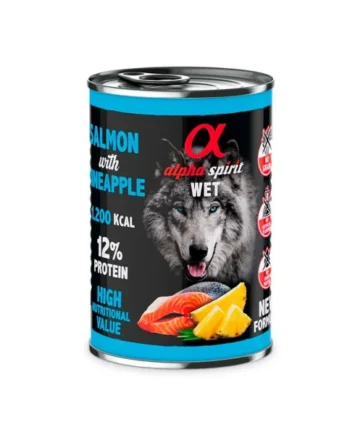 Alpha Spirit Dog Lata Salmón y Piña 400gr