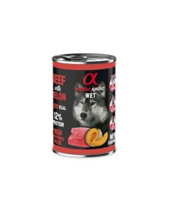 Alpha Spirit Dog Lata Ternera y Melón 400gr