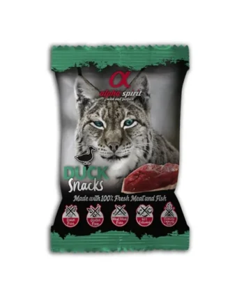 Alpha Spirit Snacks de Pato para Gato