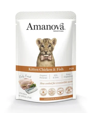 Amanova Sobre de Pollo y Pescado para Gatito