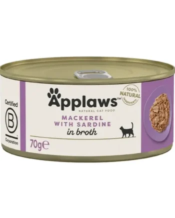 Applaws cat lata caballa y sardina 70g
