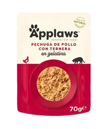 Applaws Sobre Pollo con Ternera en Gelatina para Gato