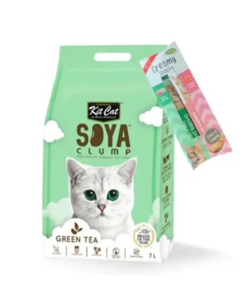 Arena para gatos Kit Cat SoyaClump - Green tea