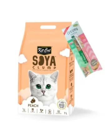 Arena para gatos Kit Cat SoyaClump - Peach