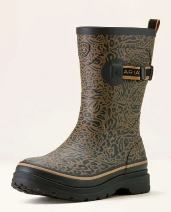 Ariat Botas de lluvia Kelmarsh Mid Mujer Ocelot Print