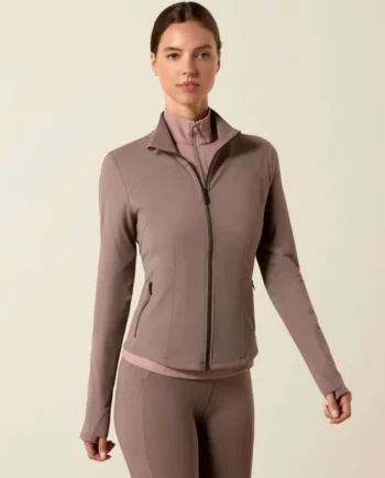 Ariat Sudadera con capucha y cremallera Solveil Full Zip Mujer Iron