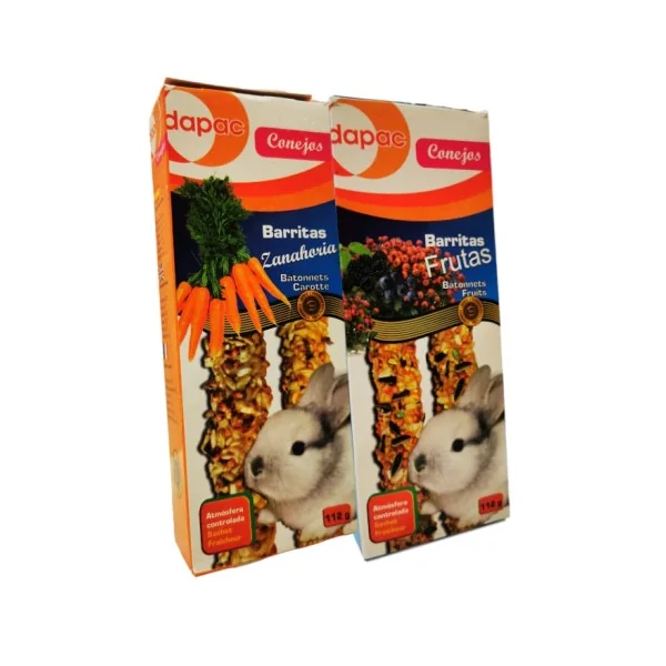 Barritas Conejo 112 gr - DAPAC