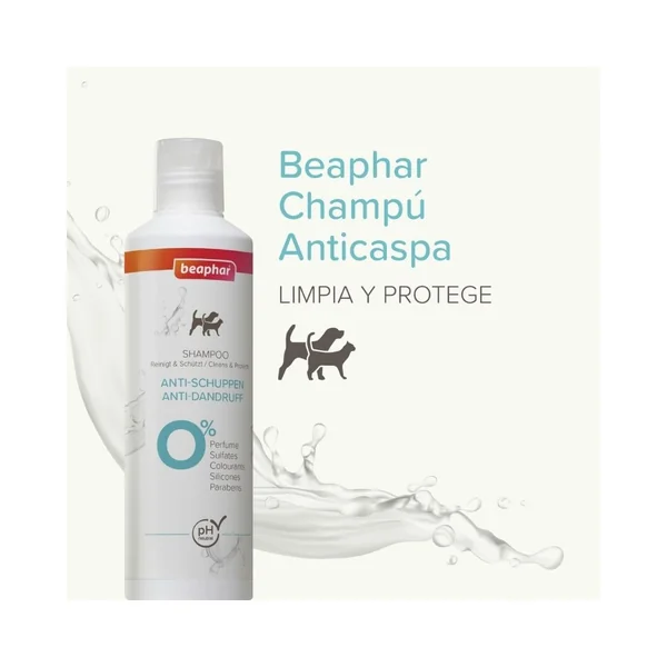 Beaphar Champú Anticaspa para Perros y Gatos