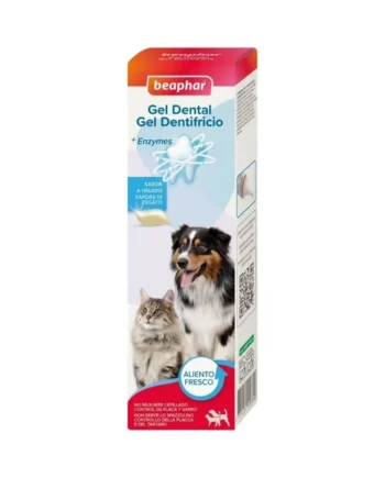 Beaphar Gel Dental sin Cepillado para Perros y Gatos
