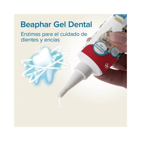 Beaphar Gel Dental sin Cepillado para Perros y Gatos