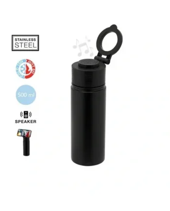 Bidón térmico con altavoz bluetooth 5.4 integrado