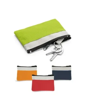 Bolsa pequeña multiusos bicolor con cremallera