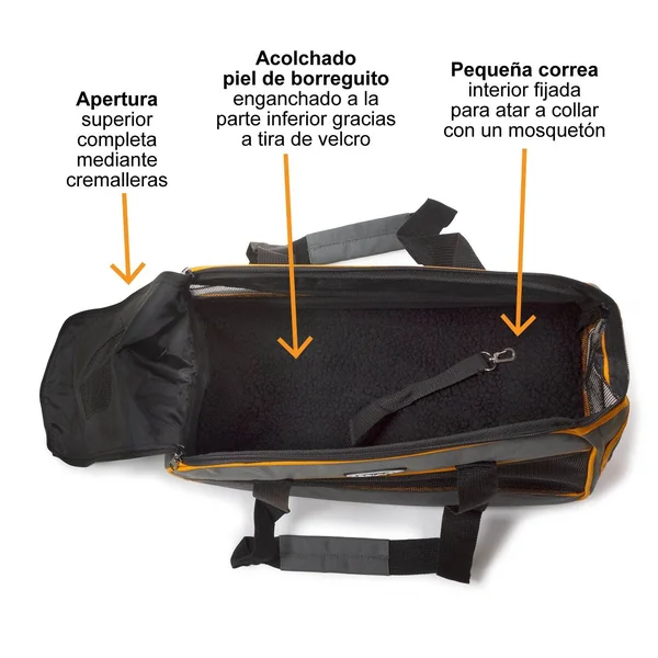 Bolsa transportín para pequeñas mascotas