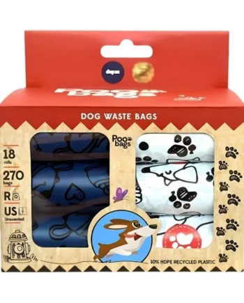 Bolsas Caca Perro Poo Bags Pack 18 Rollos