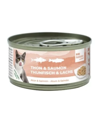 Bubi Nature - lata para gatos - Atún y Salmón