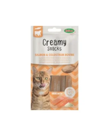 Bubimex CREAMY snacks para gatos 4und x 15gr - Salmon y Colostro