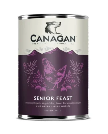 Canagan Lata de Pollo y Pavo Festín para Perros Seniors