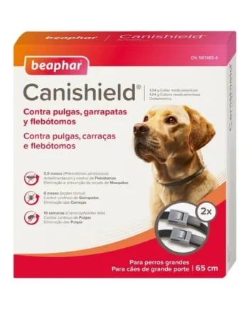 Canishield Collar Antiparasitario para Perros Grandes (2 uds)