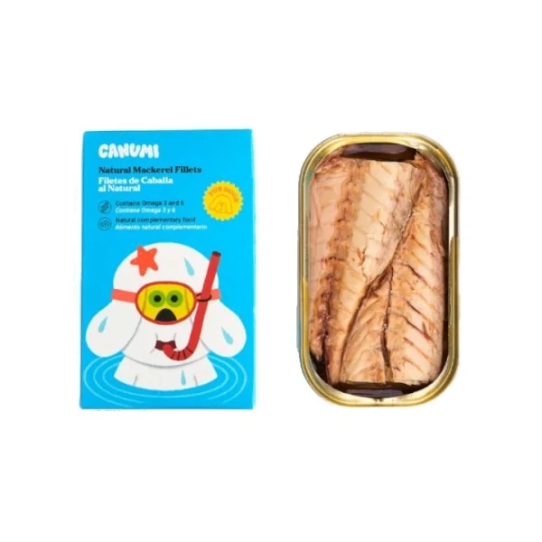 Canumi - lata para perros - Filetes de Caballa