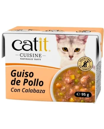 Catit Cuisine Guiso de Pollo con Calabaza para Gato