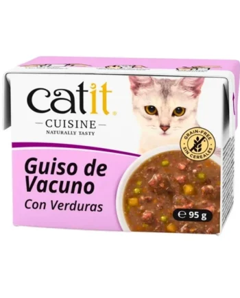 Catit Cuisine Guiso de Vacuno con Verdura para Gato