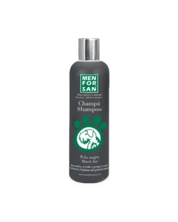 Champú para perros de pelo negro