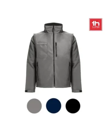 Chaqueta acolchada convertible en chaleco unisex