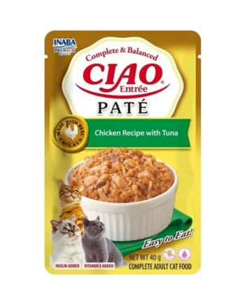 Ciao Entrée Paté de Pollo con Atún para Gato