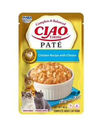 Ciao Entrée Paté de Pollo con Queso para Gato