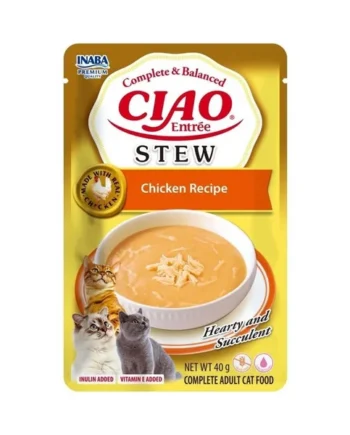 Ciao Entrée Stew Guiso de Pollo para Gatos