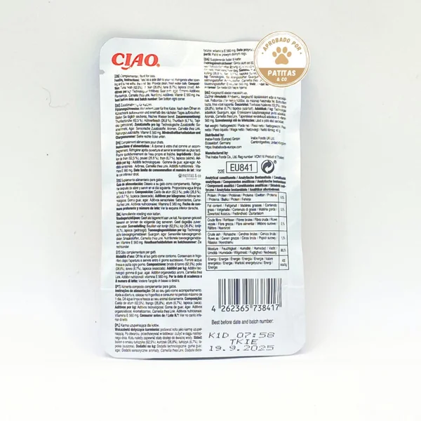 Ciao Stew Guiso de Pollo y Atún para Gatos