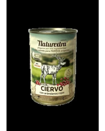Ciervo con arándanos rojos lata - Naturextra 400g