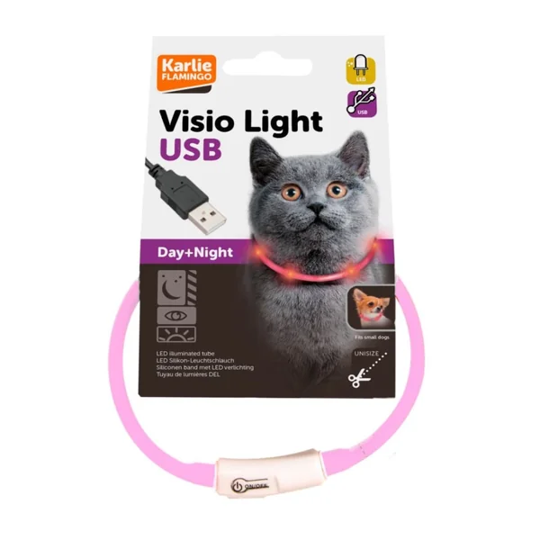 Collar Karlie Led Rosa para Gato