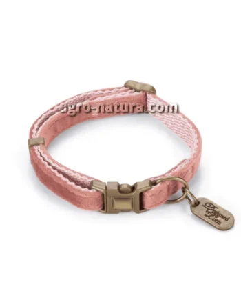 Collar Velura Rosa de terciopelo