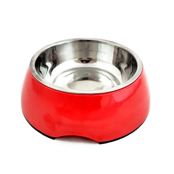 Comedero 2 en 1 rojo 22x7,5cm al mejor precio | Comprar en La Tienda del Pienso