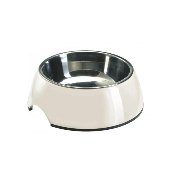 Comedero y Bebedero para perro - Melamina Blanco