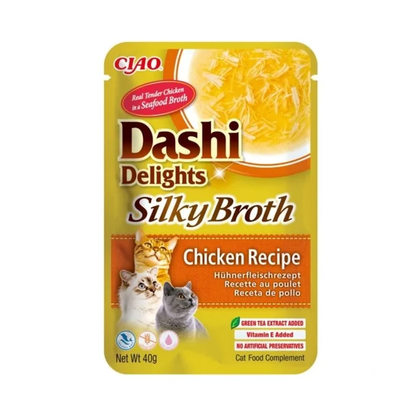 Dashi Silky Broth Caldo de Pollo para Gato