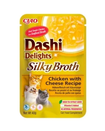 Dashi Silky Broth Caldo de Pollo y Queso para Gato