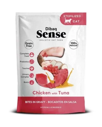 Dibaq Sense Bocaditos en Salsa de Pollo con Atún para Gato