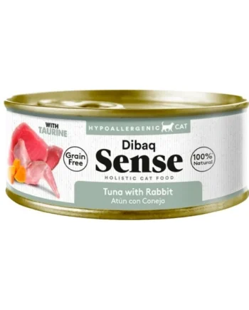 Dibaq Sense Lata de Atún con Conejo para Gato