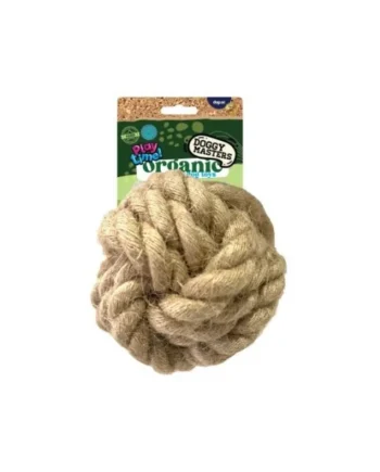 DM Organics cáñamo natural pelota (nudo) - 8cm
