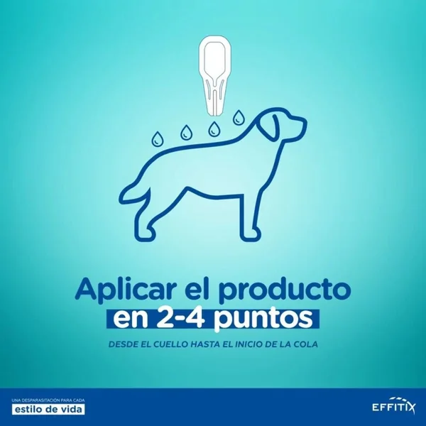 Effitix 4 Pipetas Antiparasitos para Perros (10 – 20 kg)