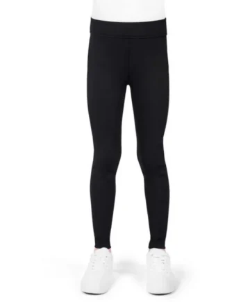 EQUITHÈME Legging de Equitación Birdy Kids Full Grip Negro