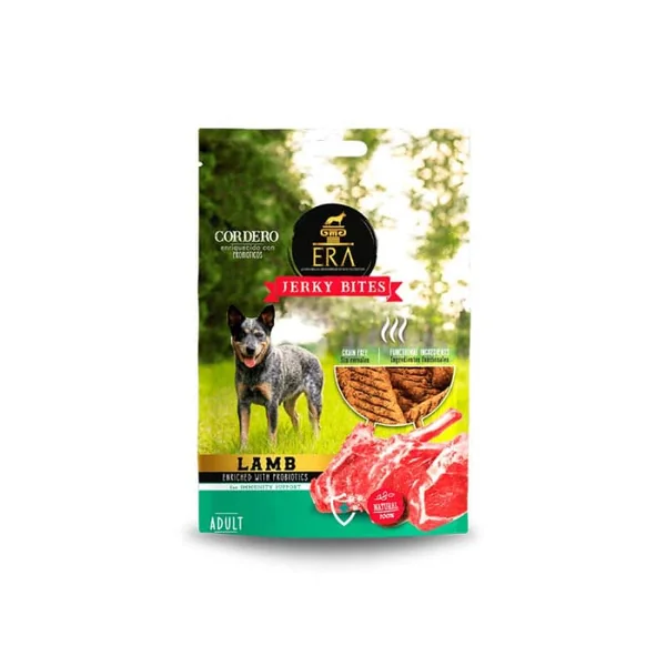 ERA JERKY BITES SNACKS GRAIN FREE 90gr x 10uds al mejor precio | Comprar en La Tienda del Pienso