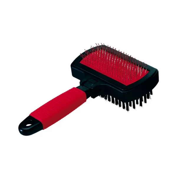 Ferplast Cepillo Carda Doble GRO 5982 para Perros y Gatos de Pelo Largo