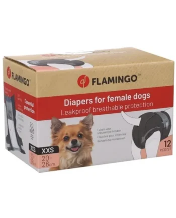 Flamingo Pañal Dipy para Perro (12 uds)