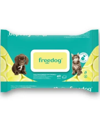 Freedog Toallitas Húmedas Citronela (40 uds)